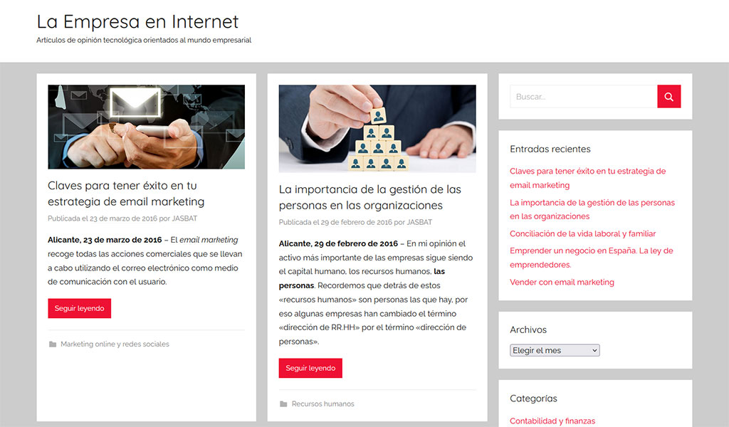 La Empresa en Internet